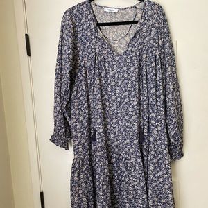 CJLA Laurel Maxi Dress Blue Floral XS